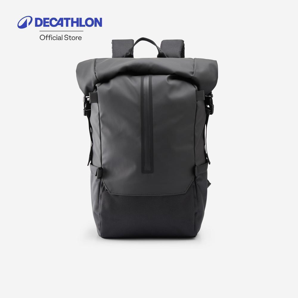 Decathlon 29L Backpack Rolltop With Laptop Pocket เป้สะพายหลังแบบม้วนขนาด 29 ลิตรพร้อมช่องใส่แล็ปท็อป