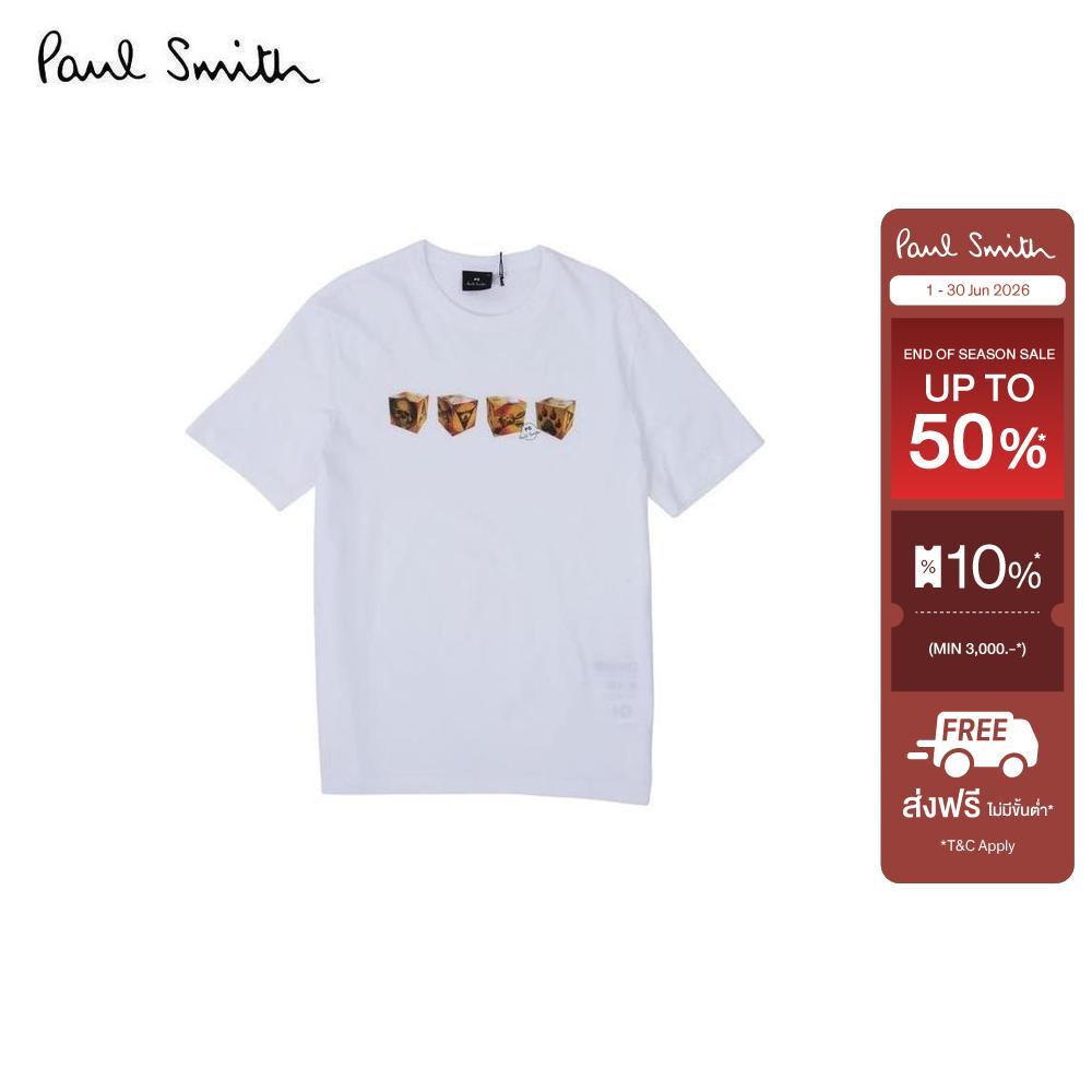 Paul Smith เสื้อยืดผู้ชาย รุ่น M2R-220X-VP5608-02 สี Off-White