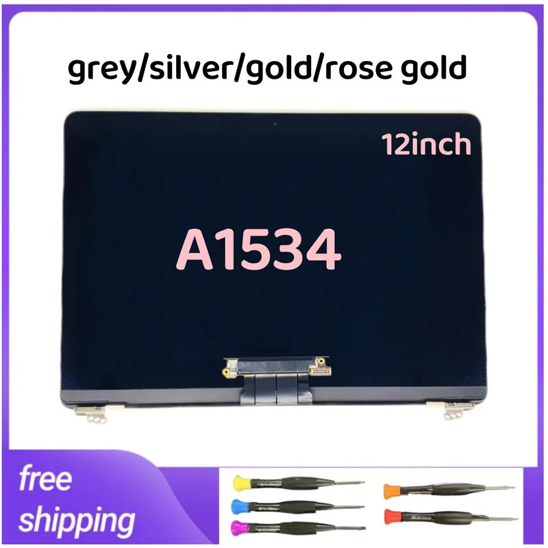 ผู้ผลิตคุณภาพ A1534 2015 ใหม่แผงหน้าจอ LCD สําหรับ Macbook Retina 12 นิ้ว A1534 2016 2017 ปีจอแสดงผล