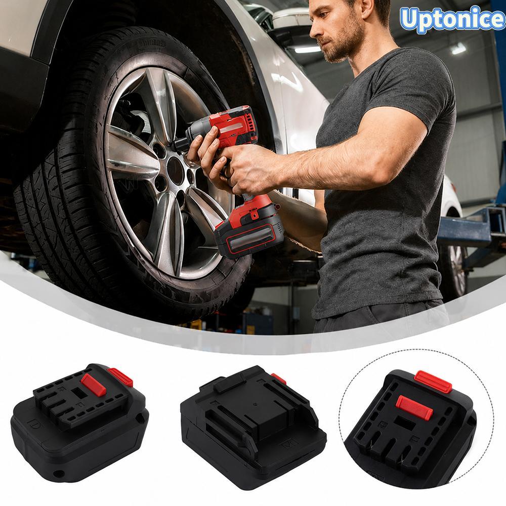 Uptonice MAKITA อะแดปเตอร์แบตเตอรี่ โชโฮ, อะแดปเตอร์แปลงพลาสติก 2 ใน 1 ตัวแปลงแบตเตอรี่ลิเธียม, อุปกรณ์เสริมเครื่องมือไฟฟ้า 18โวลต์ สําหรับ ดู