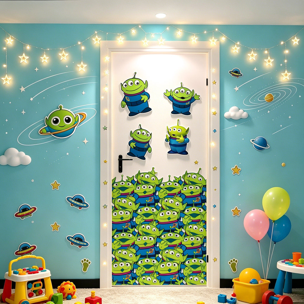 2026 สไตล์ใหม่ 2026 Disney Cruise สติกเกอร์ประตูแม่เหล็ก Creative Toy Story Entry ตกแต่งบ้านของขวัญเล็กๆน่ารักตกแต่ง2026061120260611
