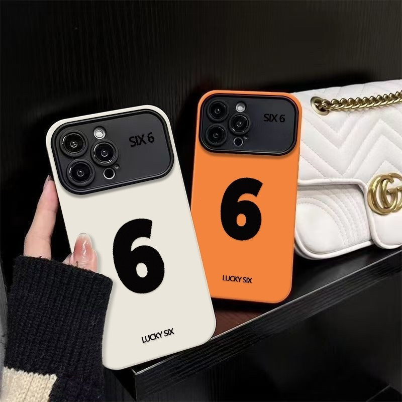 เบอร์มงคล เบอร์ เบอร์ 6 นุ่มเหมาะสําหรับ iPhone XS 14 Pro 17 Pro Max 11 Pro Max 13 15 Pro 12 16 Pro 13 ProMax รวมทุกอย่างเคสซิลิโคนป้องกันเบาะ