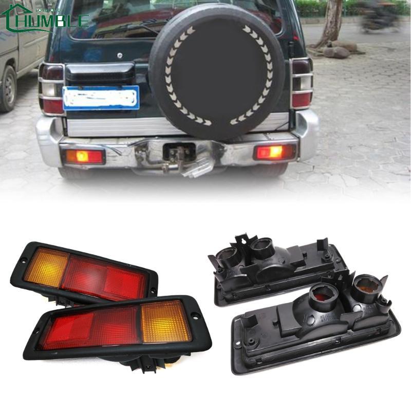 Humble รถด้านหลังกันชน Reflectors Light สําหรับ Pajero Montero 1992-99 เปลี่ยน MB124963