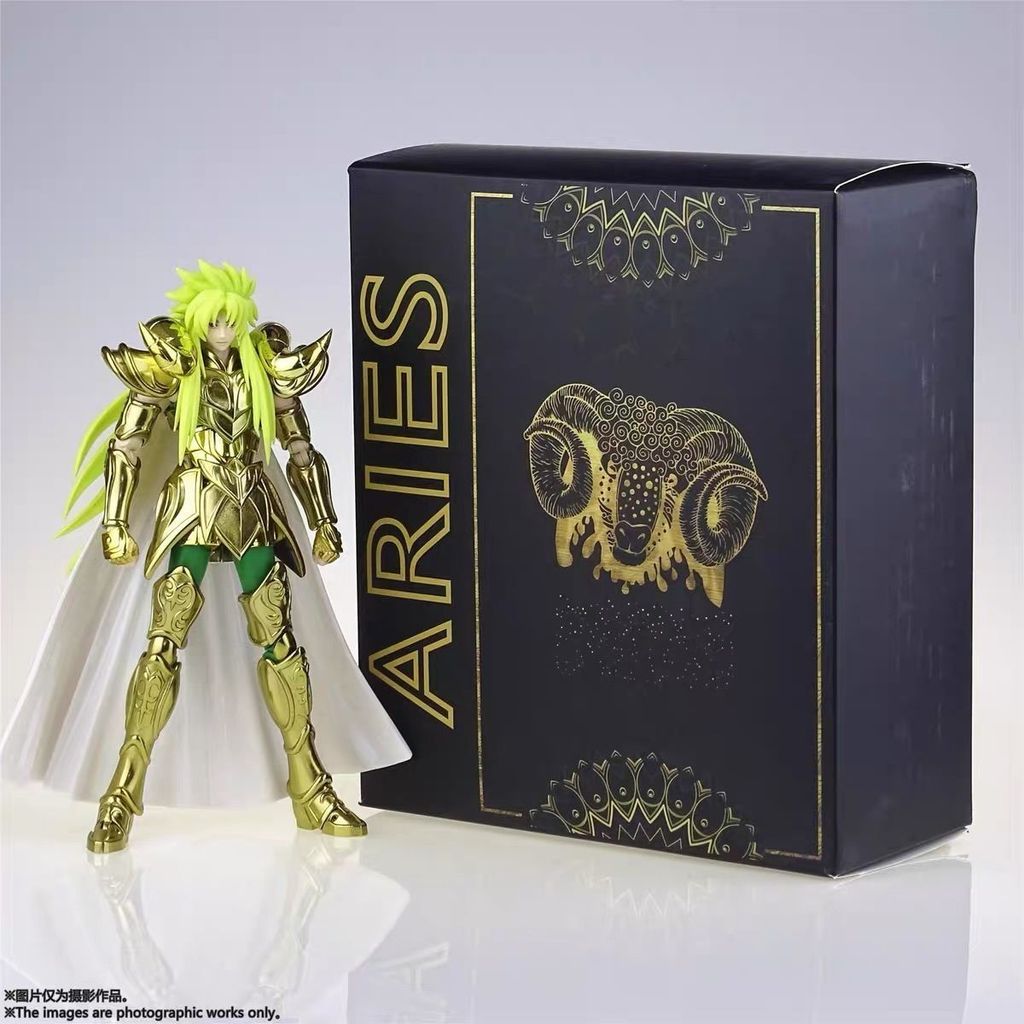 ยี่ห้อใหม่พร้อมสต็อก st LC Aries Stang lc Gold Saint Seiya st Eighth Bullet Saint Cloth Myth การผลิตในประเทศ