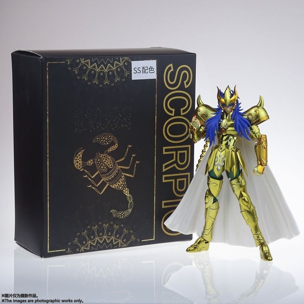 พร้อมสต็อก LC พลูโต Myth ST Scorpio Gold Saint Cloth Seiya Myth EX ราศีพิจิก Caludia SS การจับคู่สี