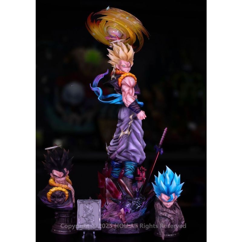 Gogeta Dragon Ball อะนิเมะรูปเครื่องประดับตาราง Match สองมิติอุปกรณ์ต่อพ่วงรูปปั้นอินเทรนด์เล่นรุ่น LZ