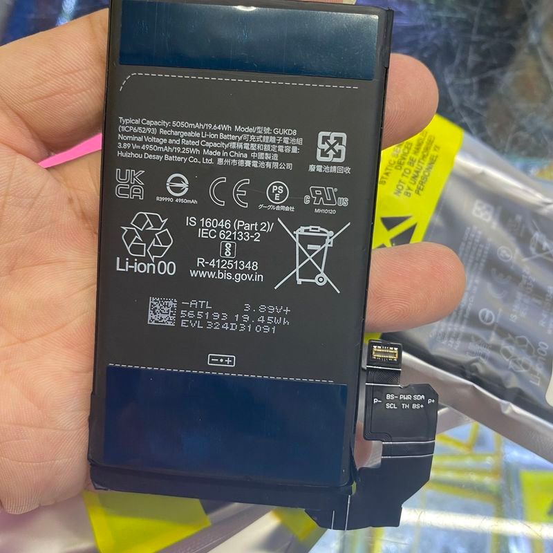 เหมาะสําหรับ Google Google Pixel 8p GUKD8 แบตเตอรี่โทรศัพท์มือถือใหม่เอี่ยม Pixel 8 แบตเตอรี่