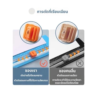 ที่ตัดกระดาษอันใหญ่ เครื่องตัดกระดาษ ตัดได้ทั้งด้านกว้างและยาว เครื่องตัดสำหรับกระดาษขนาด A4 ได้พร้อมกันถึง 10 แผ่น