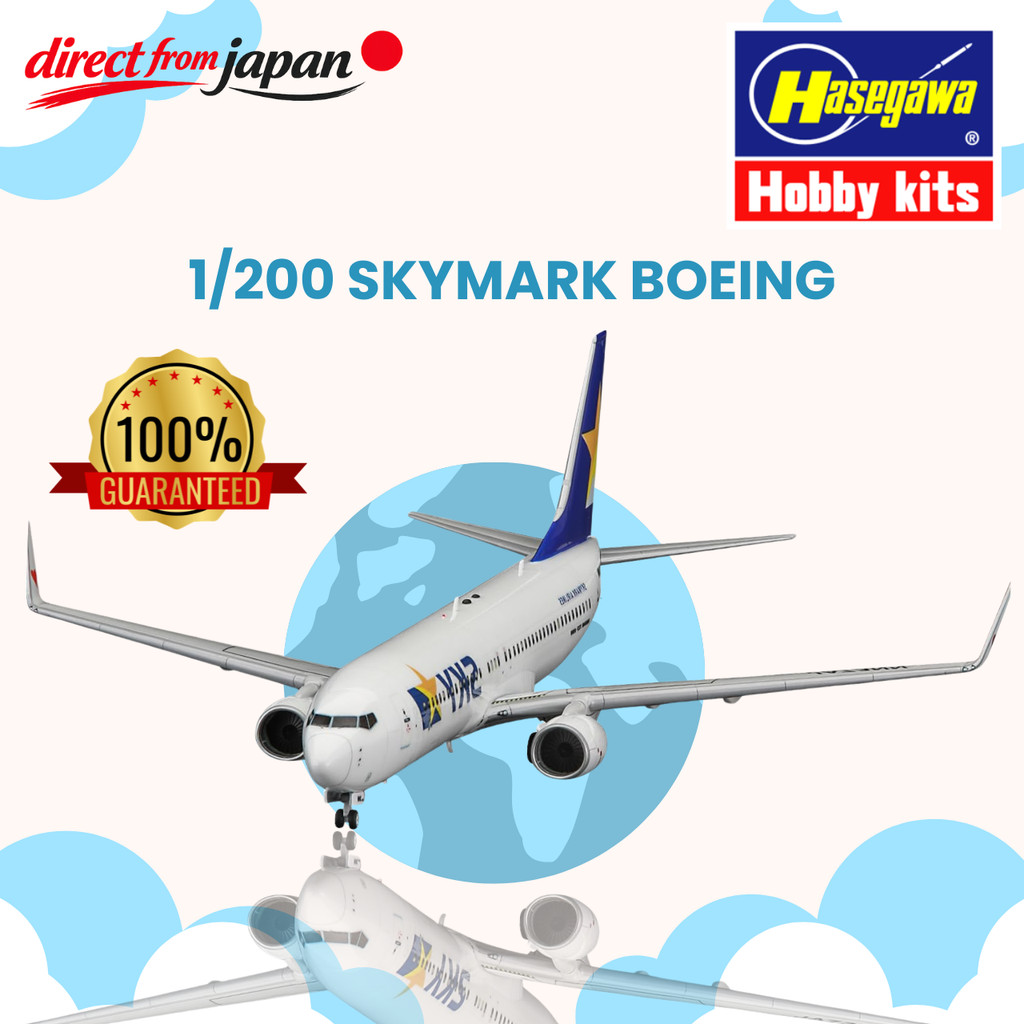 Hasegawa 1/200 Skymark Boeing 737-800 Plastic Model 44 (Airplane)