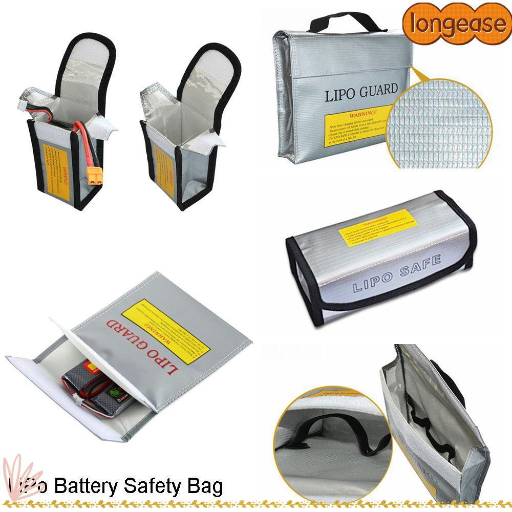 LONGE RC LiPo กระเป๋านิรภัยแบตเตอรี่ปฏิบัติกันน้ําทนไฟ
