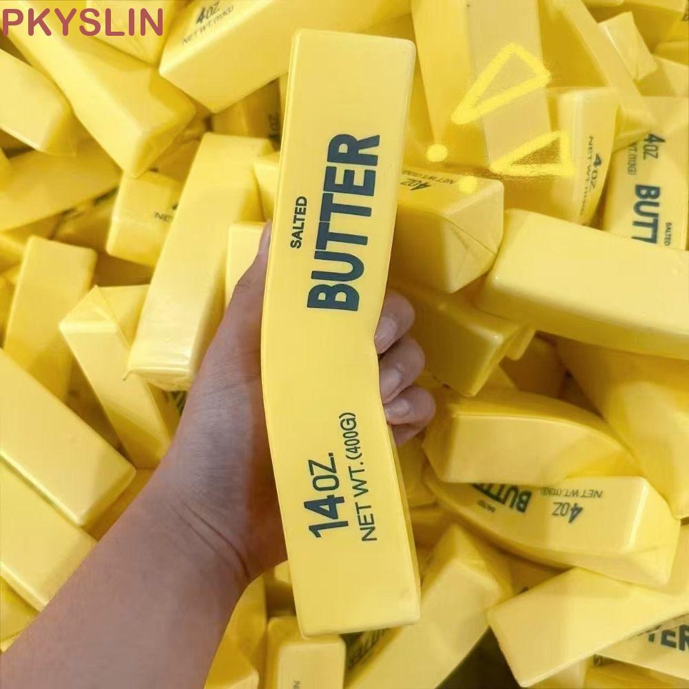 PKYSLIN ช้า Rebound Butter Stick, 23 ซม.Creative Butter Stick บีบของเล่น, ความแปลกใหม่ Super Soft ความวิตกกังวลบรรเทาสบาย Butter Stick Pinch Office