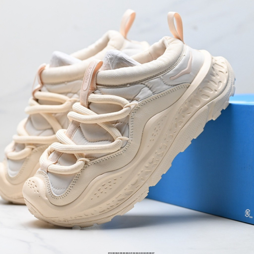 Hoka one ora เชือกผูกรองเท้าหนา Slip-On รองเท้าลําลองพื้นหนารองเท้าวิ่ง Forrest Gump รองเท้า RNFL BD