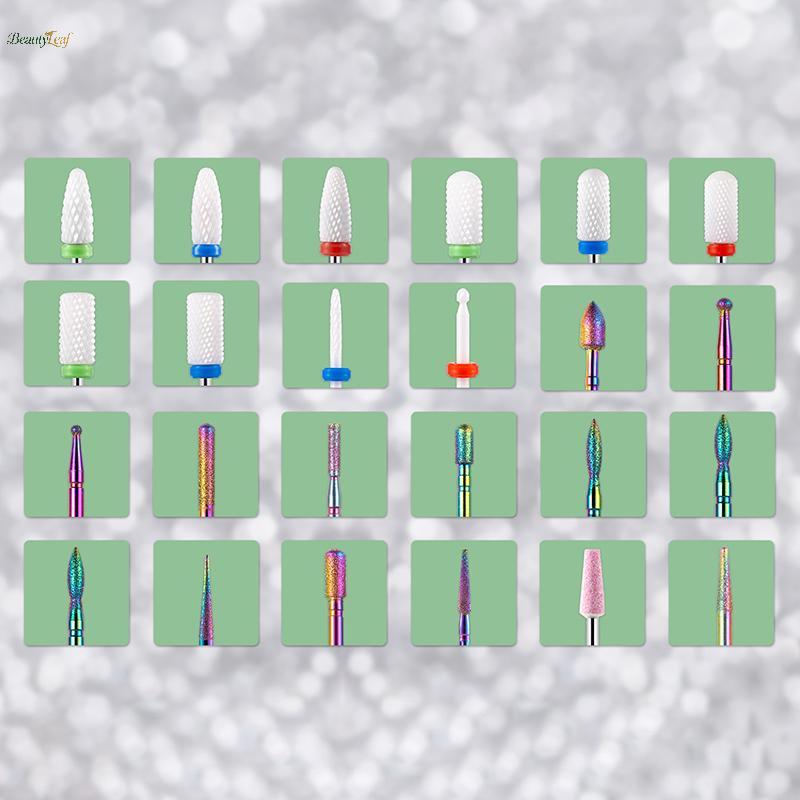【ครบชุด 10 แบบ】เครื่องมือทำเล็บหัวขัดเล็บเซรามิค หัวเปลี่ยนเล็บ หัวเปลี่ยนเล็บ หัวขัดหนังที่ตายแล้ว เครื่องมือขัดเล็บ