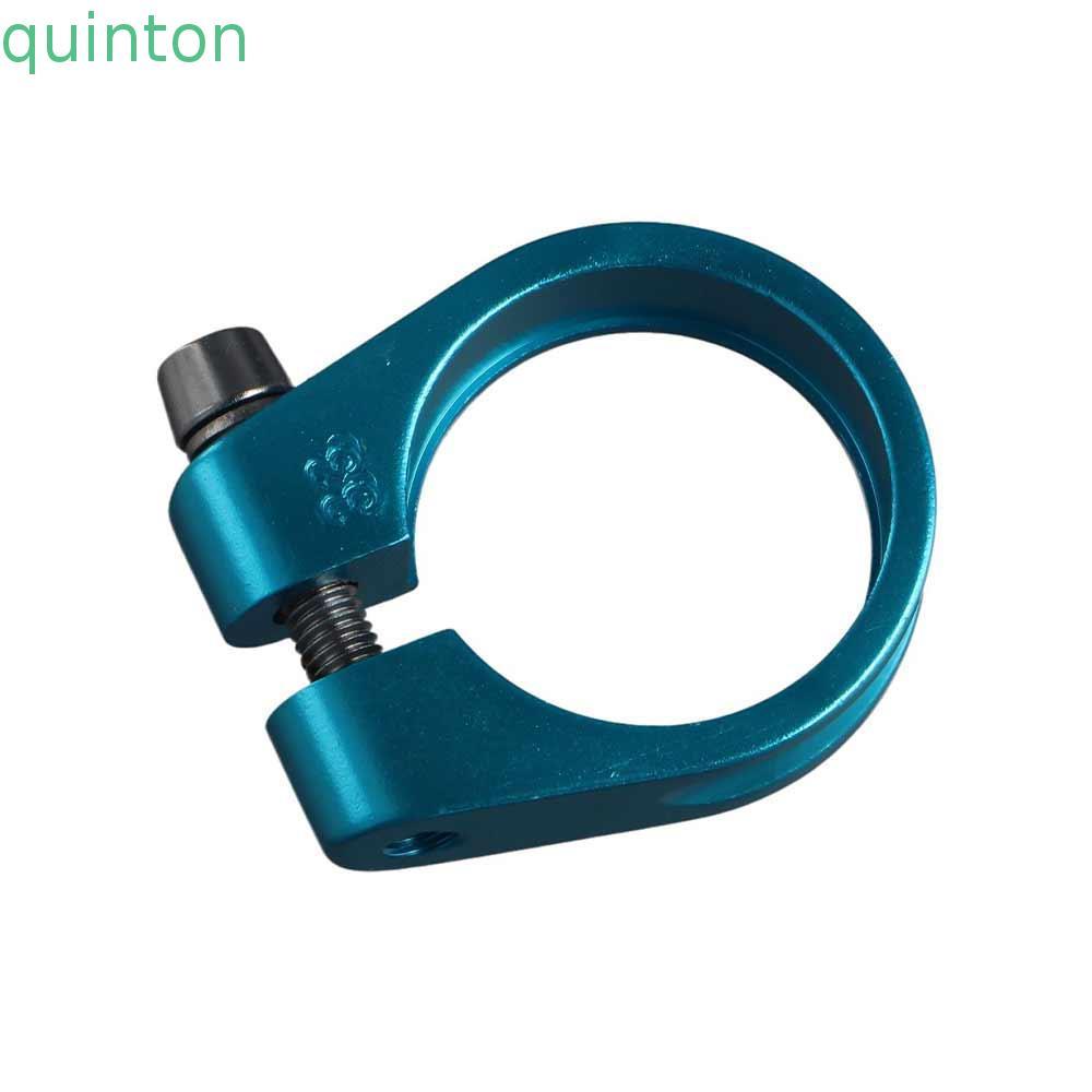 QUITON จักรยาน Seatpost Clamp, 28.6/31.8/34.9 มม.Super Light ไทเทเนียมจักรยานที่นั่งโพสต์ CLAMP, อลูมิเนียมด้านหน้า Derailleur Ultralight จักรยานอาน Seat Clamp สําหรับจักรยานเสือภูเขา