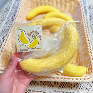 ผลไม้น่ารัก Squishy ความเครียดลูกบอล Fidget Sensory ของเล่นบีบความเครียดบรรเทาของเล่น Anti-Anxiety กล้วยยืดช้า Rising ของเล่น
