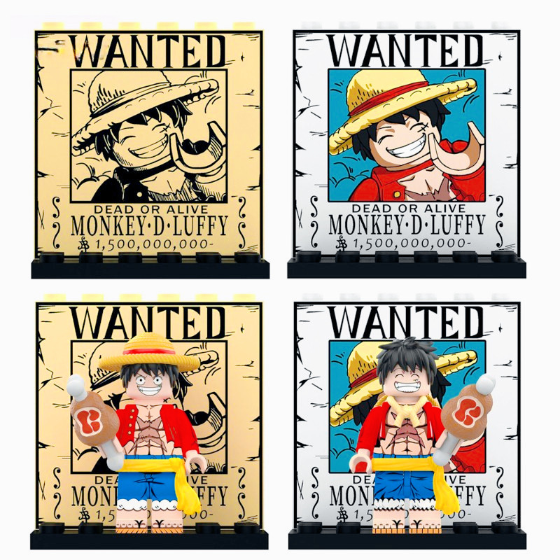 The Straw Hat Pirates Captain Monkey D Luffy Nika Luffy อะนิเมะญี่ปุ่นบล็อกตัวต่อของเล่นเด็กของขวัญ