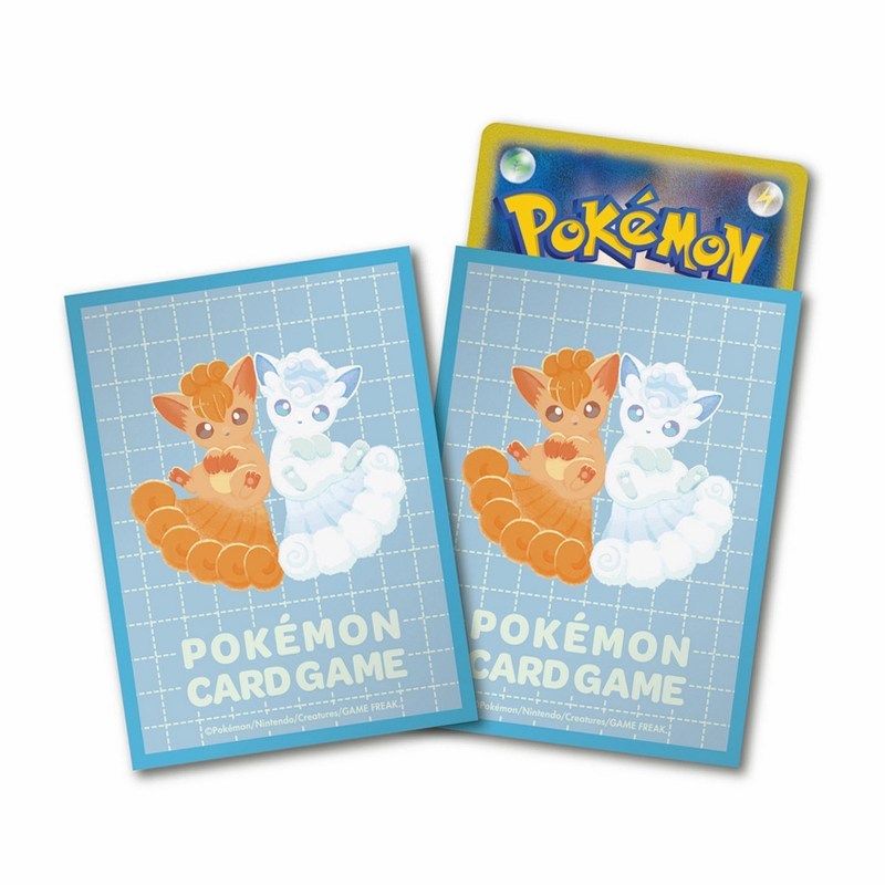 [ญี่ปุ่นแท้] Pokémon Center การ์ดเกมโปเกมอนเด็คโล่ Nitamono Vulpix และ Alolan Vulpix 889