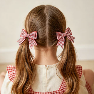 2 ชิ้นสาวคลิปผมน่ารักริบบิ้น Bowknot สําหรับเด็ก Handmade Bows Hairpin Barrettes Headwear เด็กอุปกรณ์เสริมผม
