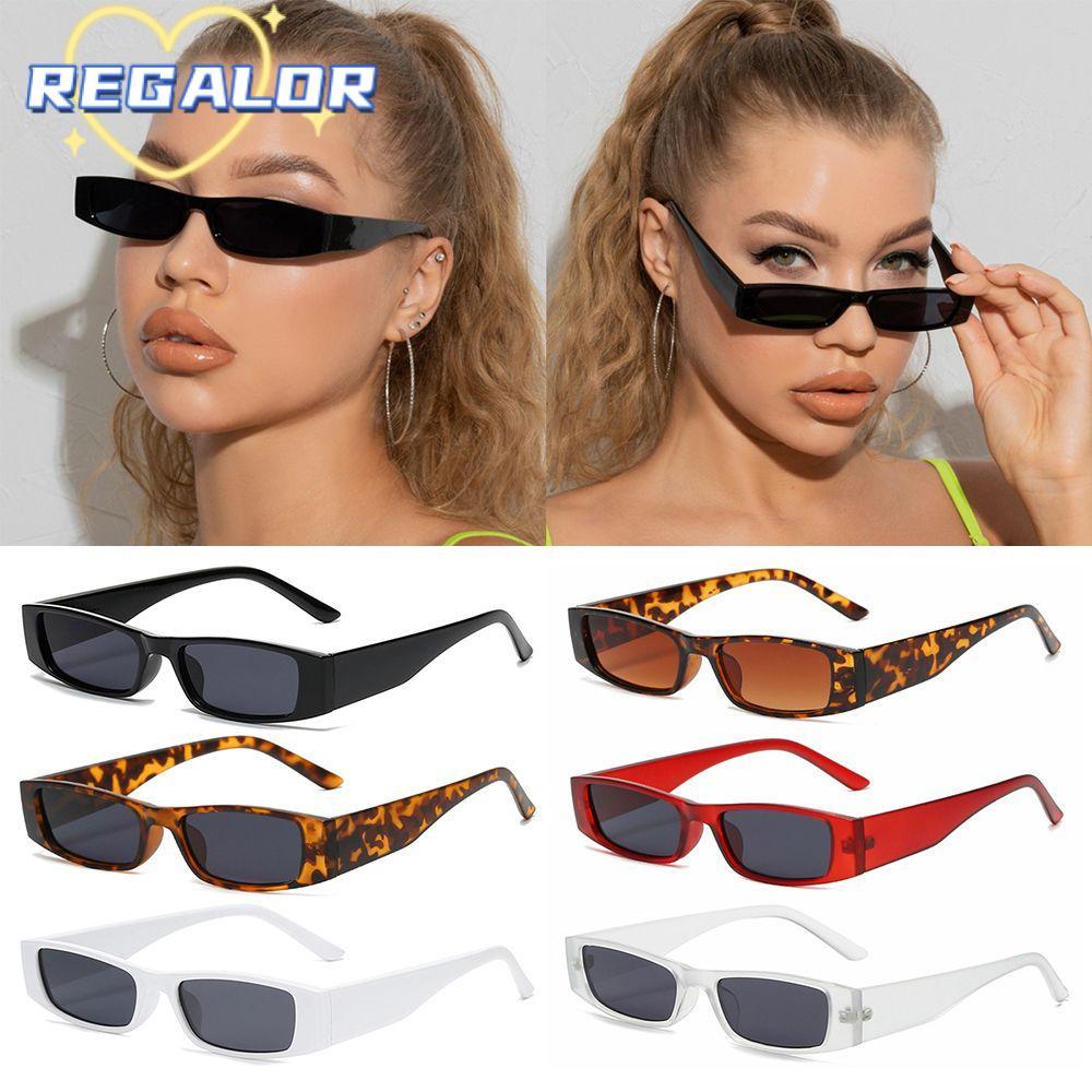 REGALOR0G Retro Sun Glasses Vintage Glasses Trending Small Frame