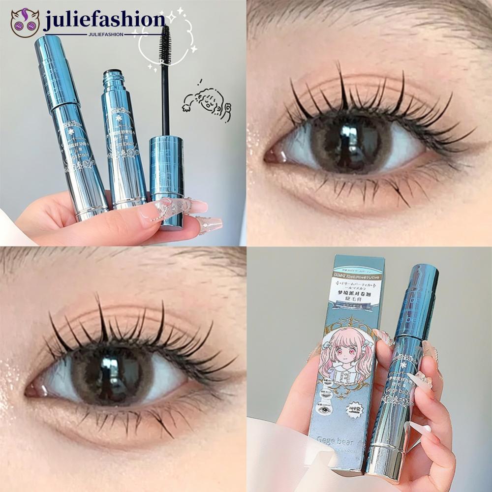 JULIEFASHION Dream Party Curly Black Sun Flower Mascara ดีไซน์น่ารักตลอดวัน Long-Wearing Lash-Length