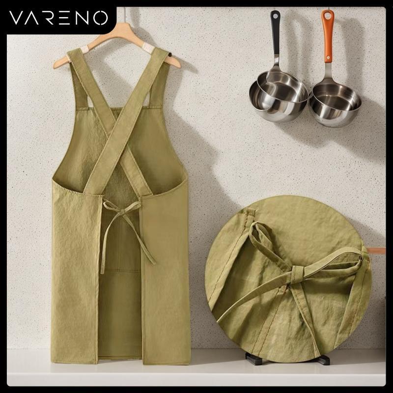 Vareno ผ้ากันเปื้อนสำหรับใช้ในครัวกันเปื้อนสำหรับบ้านและร้านอาหาร