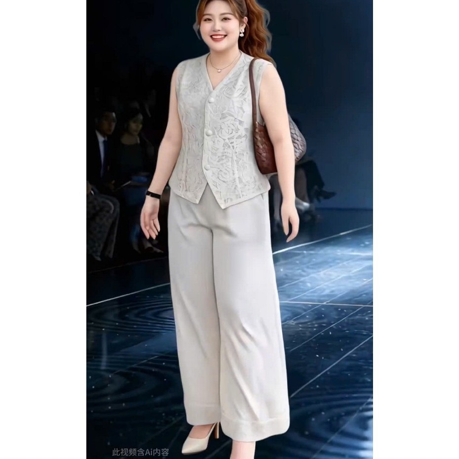 กางเกงขนาดใหญ่ของผู้หญิงกางเกงขนาดใหญ่ Flattering Design Choice กางเกงสําหรับทํางาน Streetwear ทุกขน