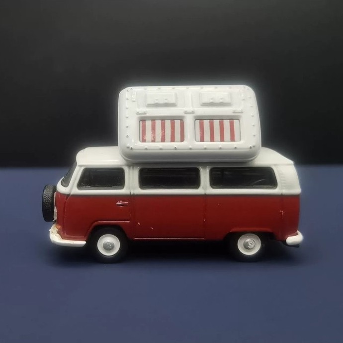 [สต๊อกพร้อม ติดต่อหากคุณมีคําถามใดๆ] Schuco 1 87 VW T2a, Schuco Volkswagen T2a