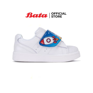 Bata บาจา รองเท้านักเรียนพละ ช่วงอายุ 3 - 5 ปี สายปรับขนาดได้ สำหรับเด็กผู้ชาย รุ่น Galaxy สีขาว รหัส 1411901