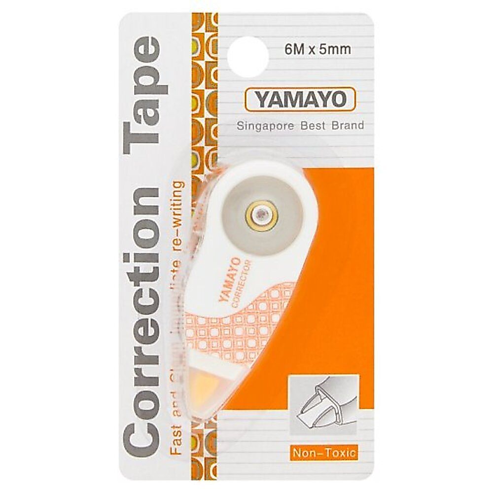 [สินค้าส่งด่วน] ยามาโย่ เทปลบคำผิดNO YM-200A 5มมX6ม YAMAYO CORECTION TAPE NO.YM.200A(5MMX6M)