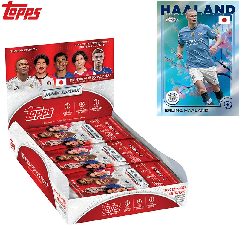 2025 Topps Japan Edition Soccer Sakura Limited Edition Collection Card Haaland Yamal Limited Signatu