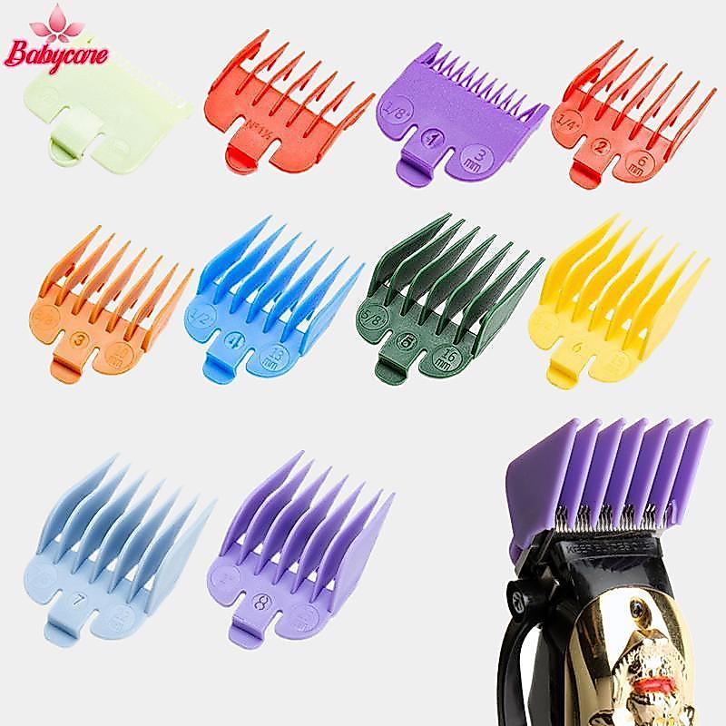 <BYCE-t> 2/3/4/8/10 ชิ้น Universal Men Hair Clipper Limitb Salon ตัดผมคู่มือเปลี่ยนสิ่งที่แนบมาผม Tr