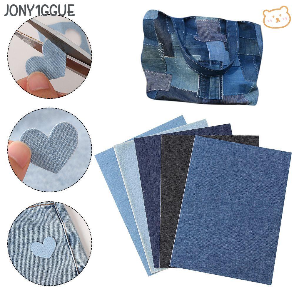 JONY1GGUE แพทช์ซ่อมแซมกางเกงยีนส์ตกแต่งศิลปะอุปกรณ์เย็บผ้า DIY Craft Iron On Patch