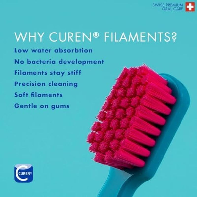 | อัลตร้าซอฟท์ | การกําจัด 5460 |ฟันสุ่ม – & แปรงสีฟันสี Sensitive CS Gums Curaprox Plaque Gentle 3-