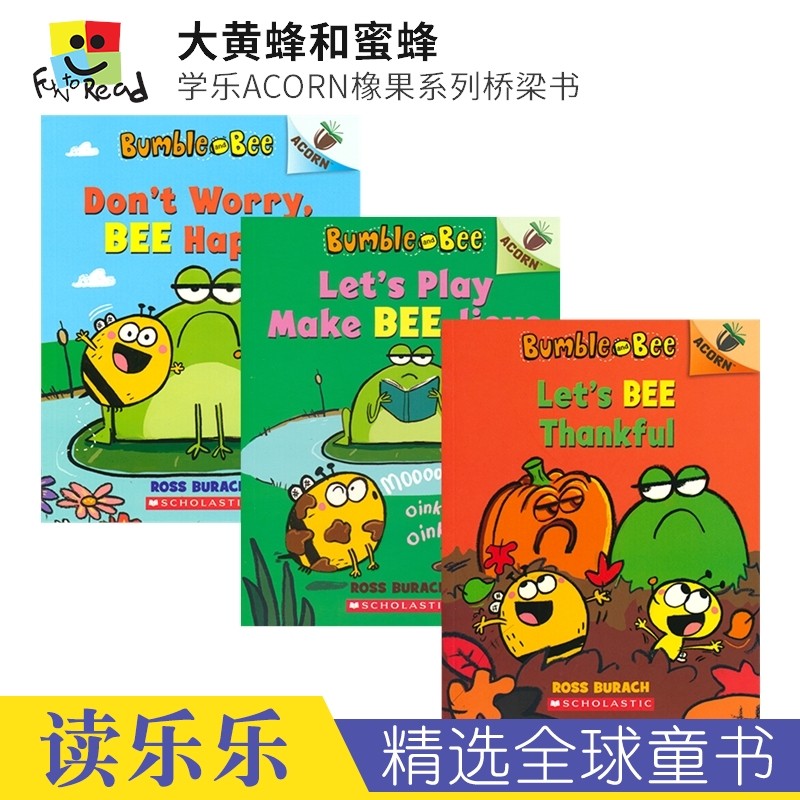 Bumble and Bee 01-03 ไม่ต้องกังวล Bee Happy Bumblebee เรียนรู้ ACORN ACORN Series Bridge Book ตรัสรู
