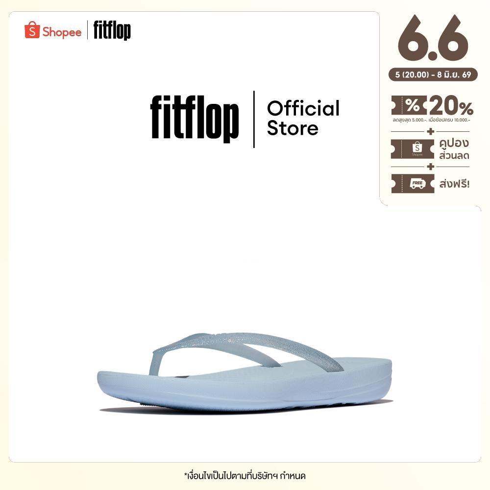 FITFLOP IQUSHION GLITTER ERGONOMIC รองเท้าแตะผู้หญิง รุ่น IE9-D51 สี BLUE