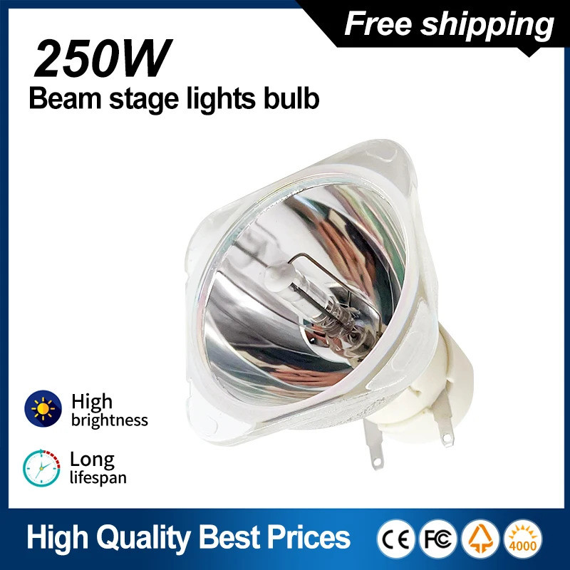 คุณภาพสูง 8R 250W Move Beam 250W Beam 8R โลหะ halide โคมไฟ msd platinum หลอดไฟ
