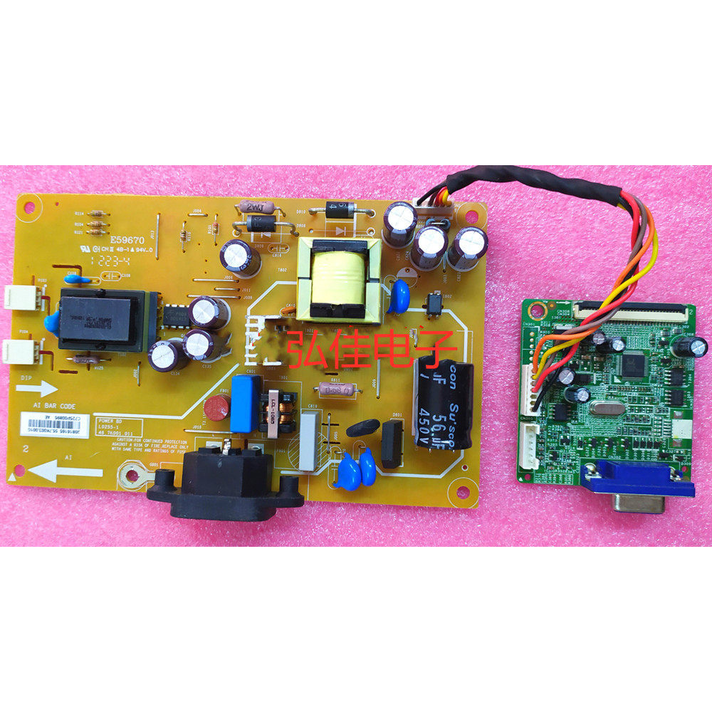 Lenovo L1961WC Board Power Board L0255-1 48.7 K001.011 ไดรฟ์ 48.7 E206.01M