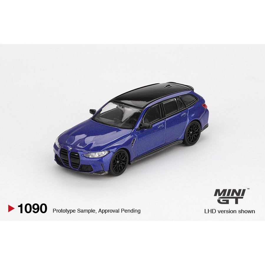 MINI GT No.1090 BMW M3 Competition Touring Portimao Blue Metallic MGT01090