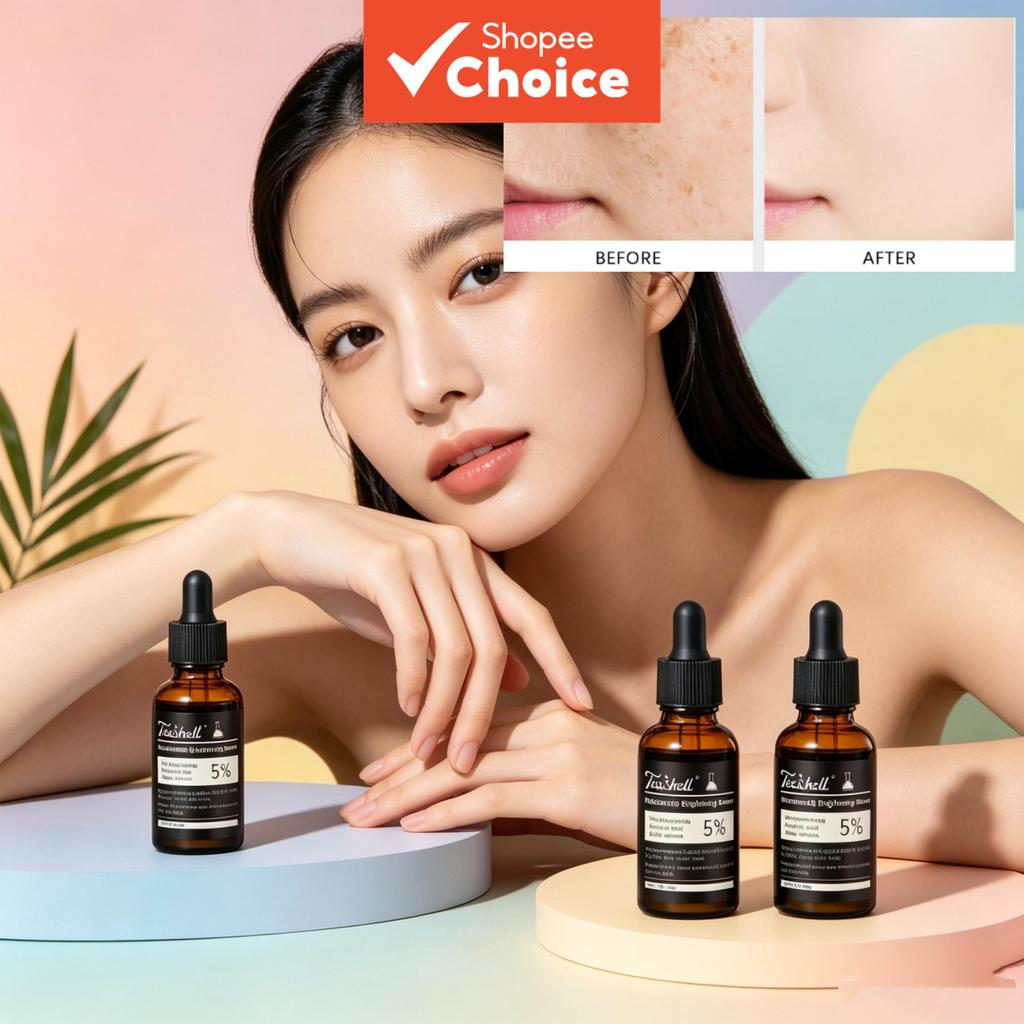 ชุดบํารุงผิวหน้าเข้มข้น 3 ขวด เซรั่มไนอะซินาไมด์ 5% ช่วยให้ผิวดูกระจ่างใสและเนียนสม่ําเสมอ