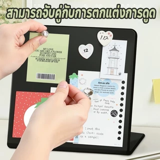 กระดานข้อความ กระดานบันทึก กระดานข้อความบนโต๊ะแม่เหล็ก แสดง การเก็บรักษาข้อมูล สำนักงานและที่บ้าน ตกแต่งโต๊ะ