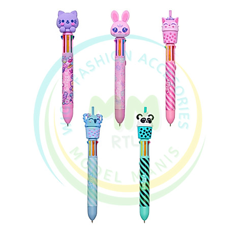 Smiggle Pen Original Aussy Rainbow Pen Scented Spinner POP IT Pen เลือกสี