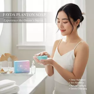 สบู่ Fayda Plankton Hydrate Nourish And Visibly ปรับปรุงผิว Texture ทําความสะอาดที่มีประสิทธิภาพอย่างอ่อนโยนสําหรับทุกสภาพผิว