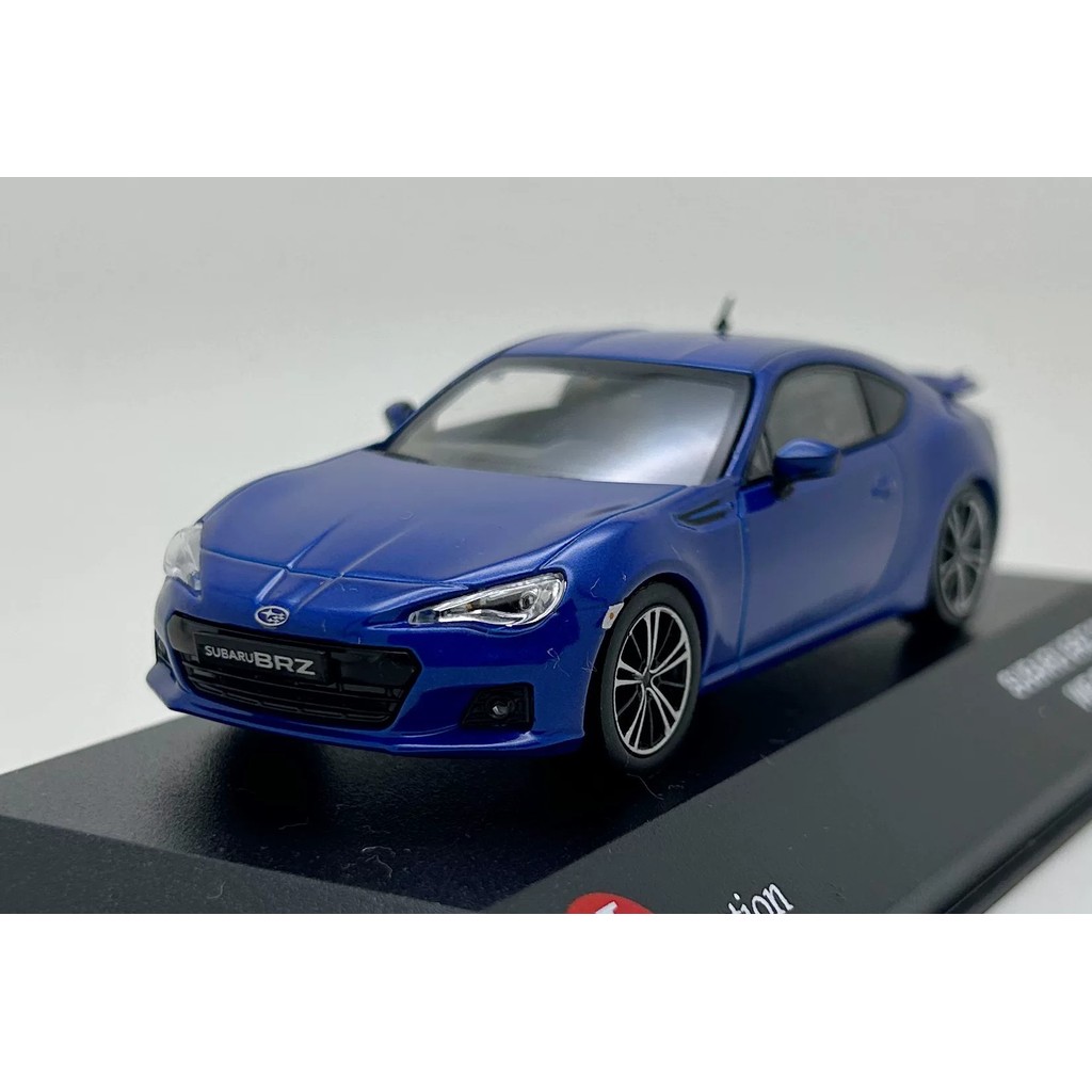[สต๊อกพร้อม 1 รายการ] Jingshang JC 1/43 Subaru BRZ โมเดลรถโลหะผสม ไม้กวาด Guy Tension Blue Product A