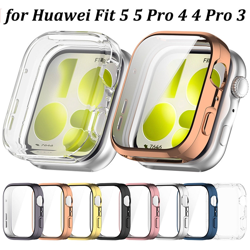 Anti Gores TPU สําหรับ Huawei Watch Fit 5 4 3/Huawei Watch Fit 5 Pro/4 Pro Full Soft กันชนป้องกันหน้าจออุปกรณ์เสริมสําหรับ Huawei Fit 3