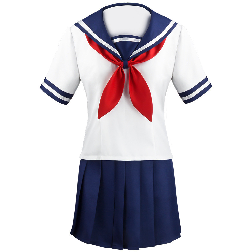 Yandere Simulator Yandere-chan Aisho Ayano คอสเพลย์เครื่องแต่งกาย jk ชุดนักเรียนสไตล์วิทยาลัยเกมคอสเ