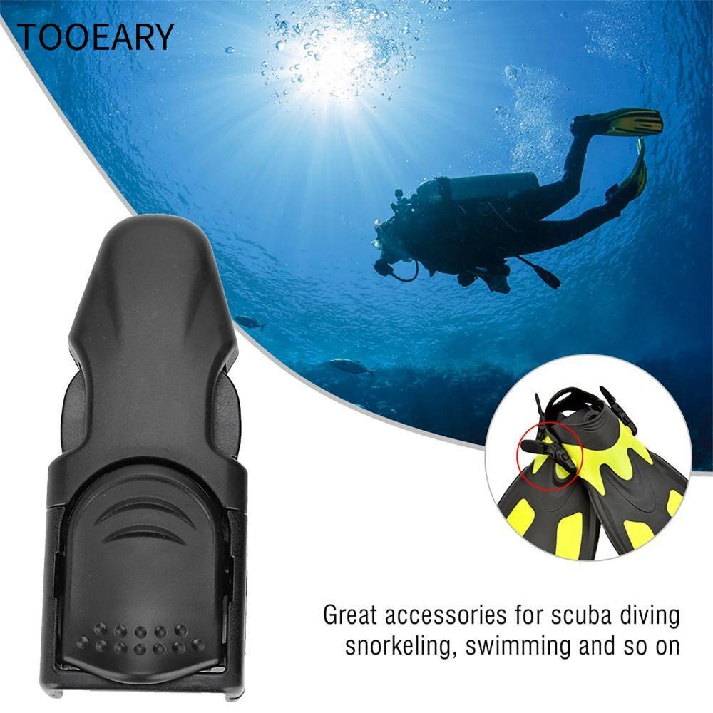 TanAKARITSU Fin Strap Buckles, การออกแบบที่ถอดออกได้ Quick Release Diving Flippers Strap Buckles, อุ