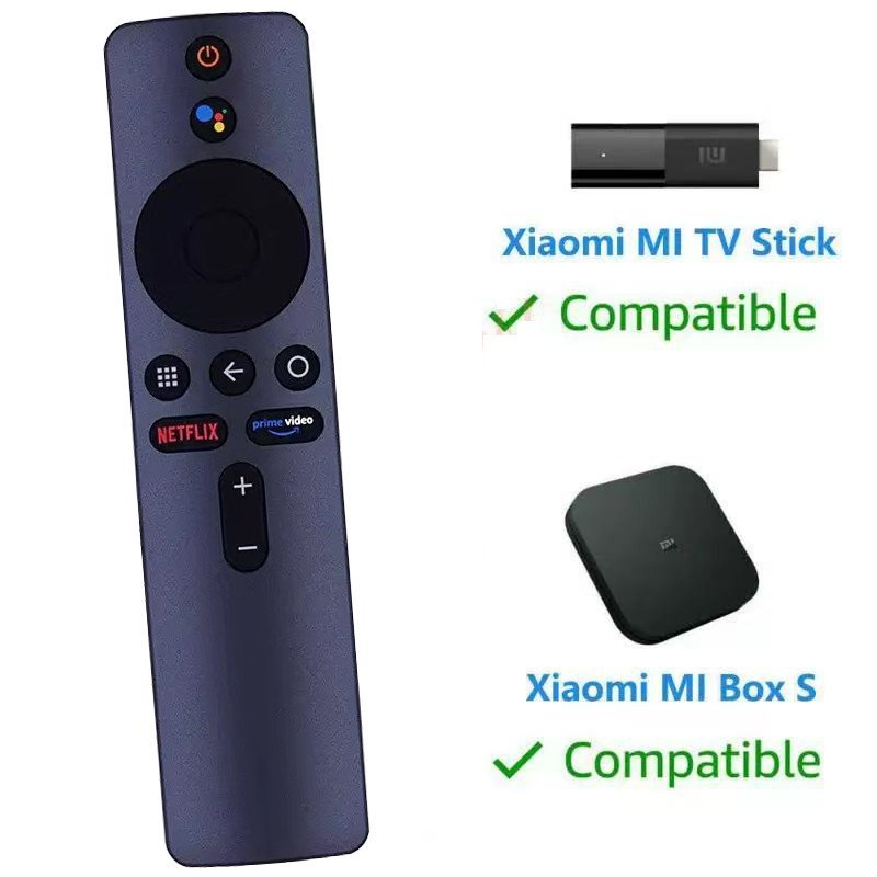 บลูทูธเสียงรีโมทคอนโทรลเข้ากันได้กับ Xiaomi Mi TV Stick และ Mi Box 4K ควบคุมเสียงบลูทูธเข้ากันได้กับ