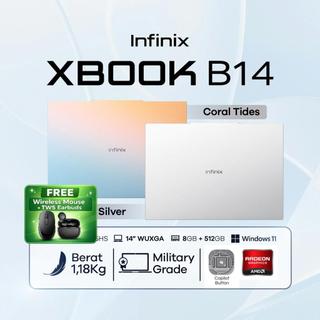 BEST SELLER INFINIX XBOOK B14 RYZEN 5 7535HS 16GB 512GB W11 14.0WUXGA IPS