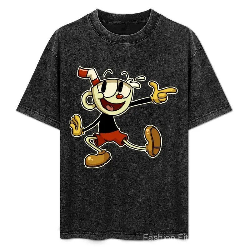 Unisex Cuphead , cuphead, cuphead และ mugman, เกมคัพเฮด, cagney คาร์เนชั่น, cagney carnati เสื้อยืด 
