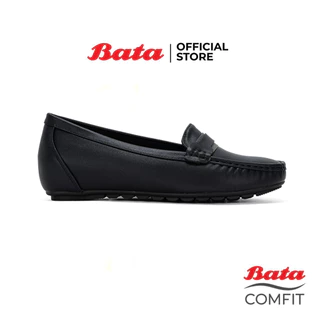 Bata บาจา รองเท้ามอคคาซีน สวมใส่ง่ายน้ำหนักเบาไม่ลื่น สำหรับผู้หญิง รุ่น Umi สีดำ 5516732 สีเบจ 5518732